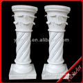 White Stone Column Roman Sculpture YL-L090